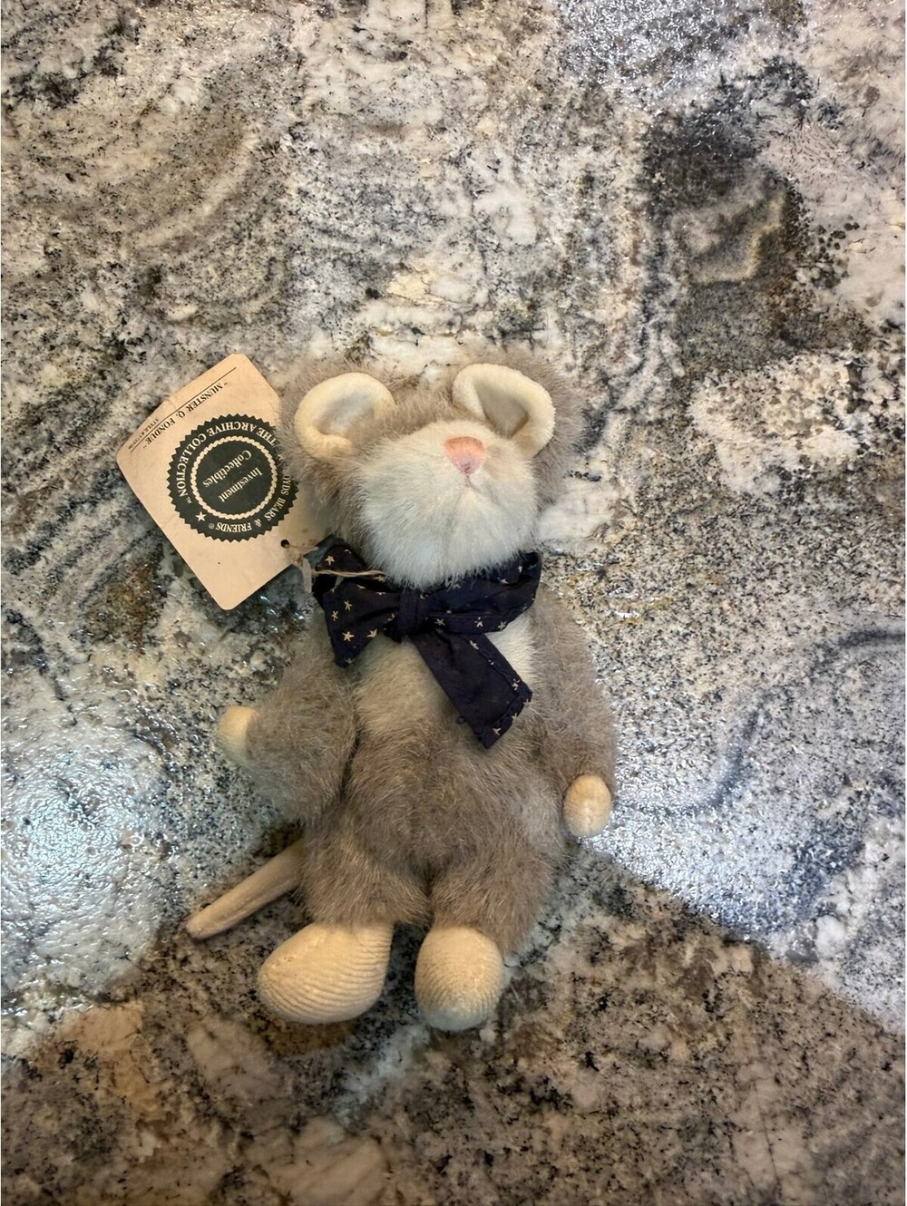Boyds Bears Romano B. Grated Plush Mouse Collectible